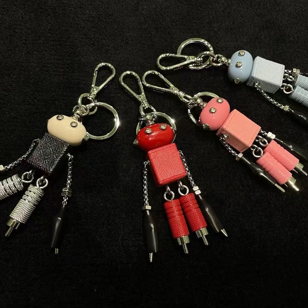 Prada Robot Keychain