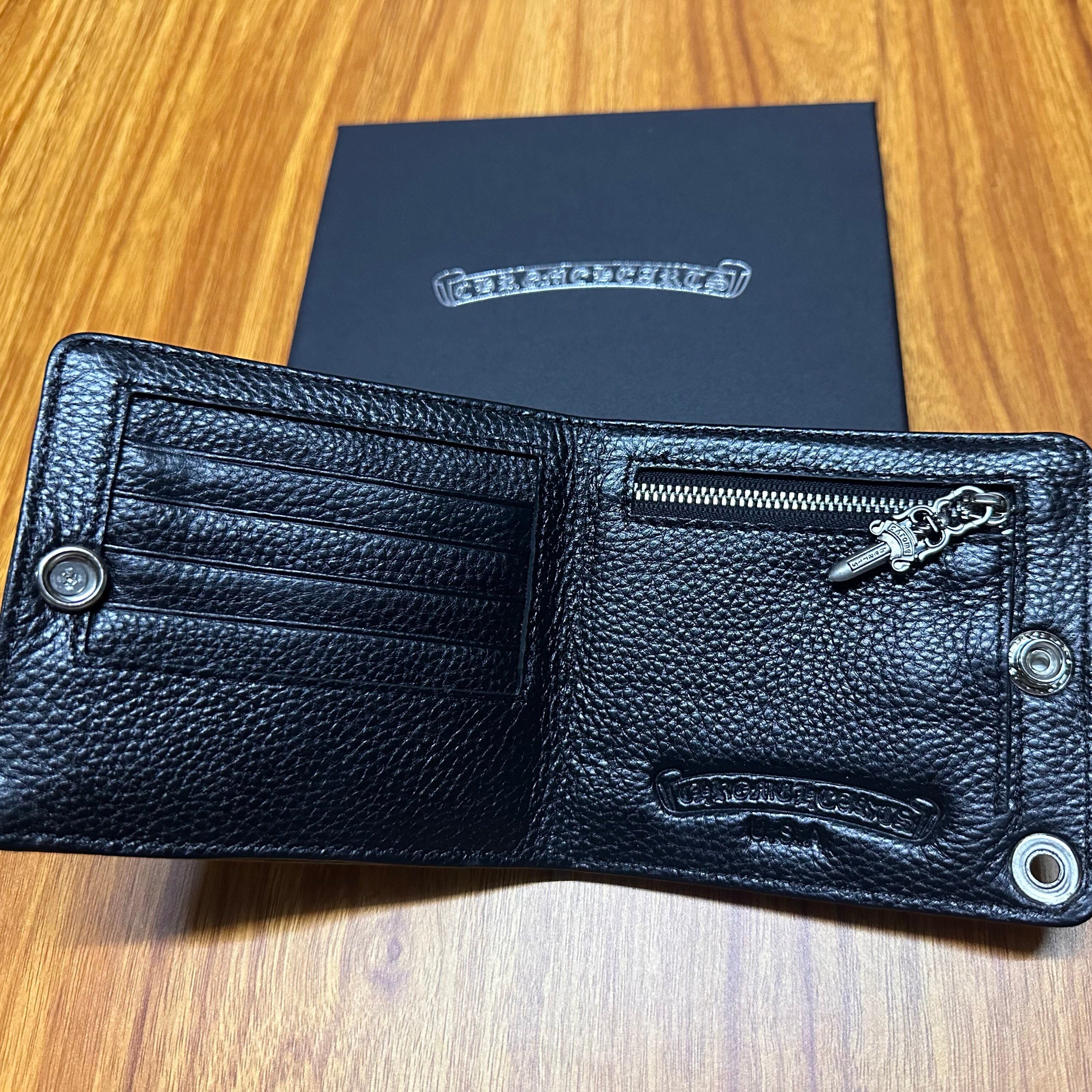 Chrome Hearts Cowhide Leather wallet