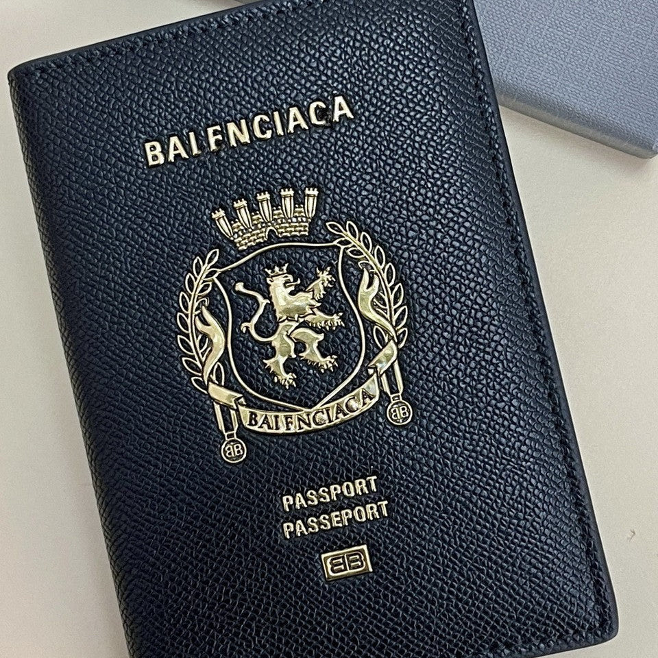 Balenciaga Leather Passport Wallet