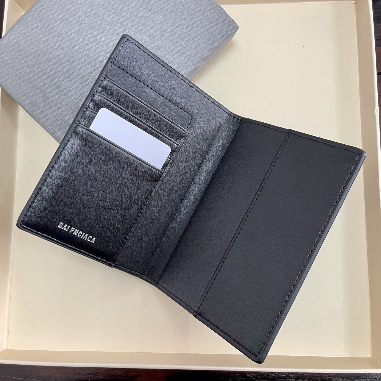 Balenciaga Leather Passport Wallet