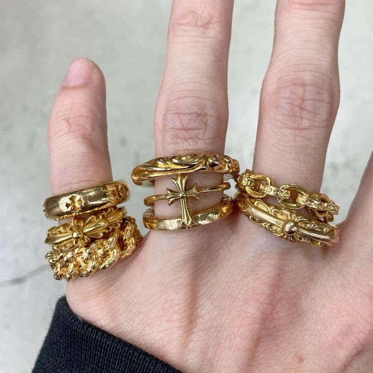 Chrome Hearts Rings (Gold)