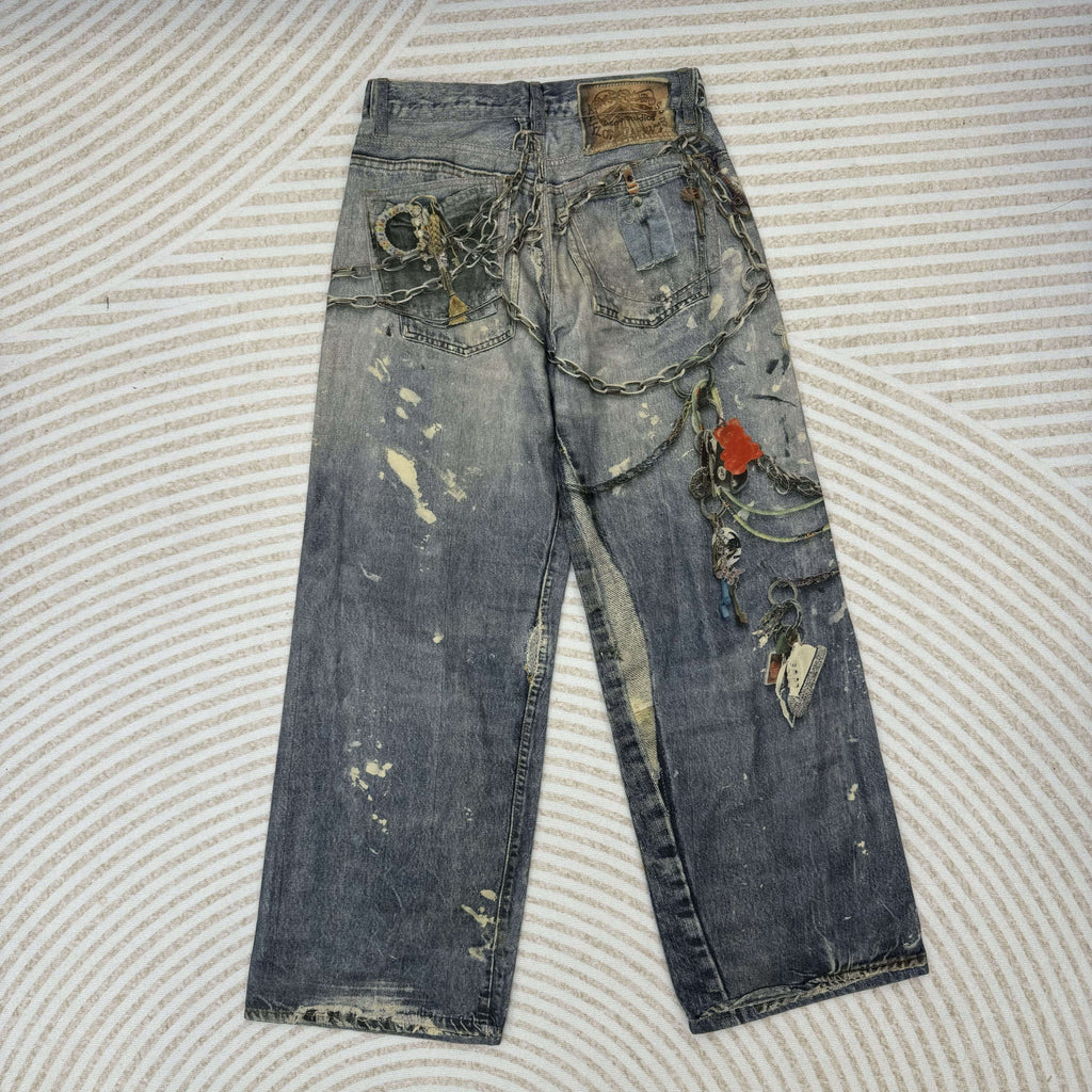 Acne Studios 1981M Printed Jeans