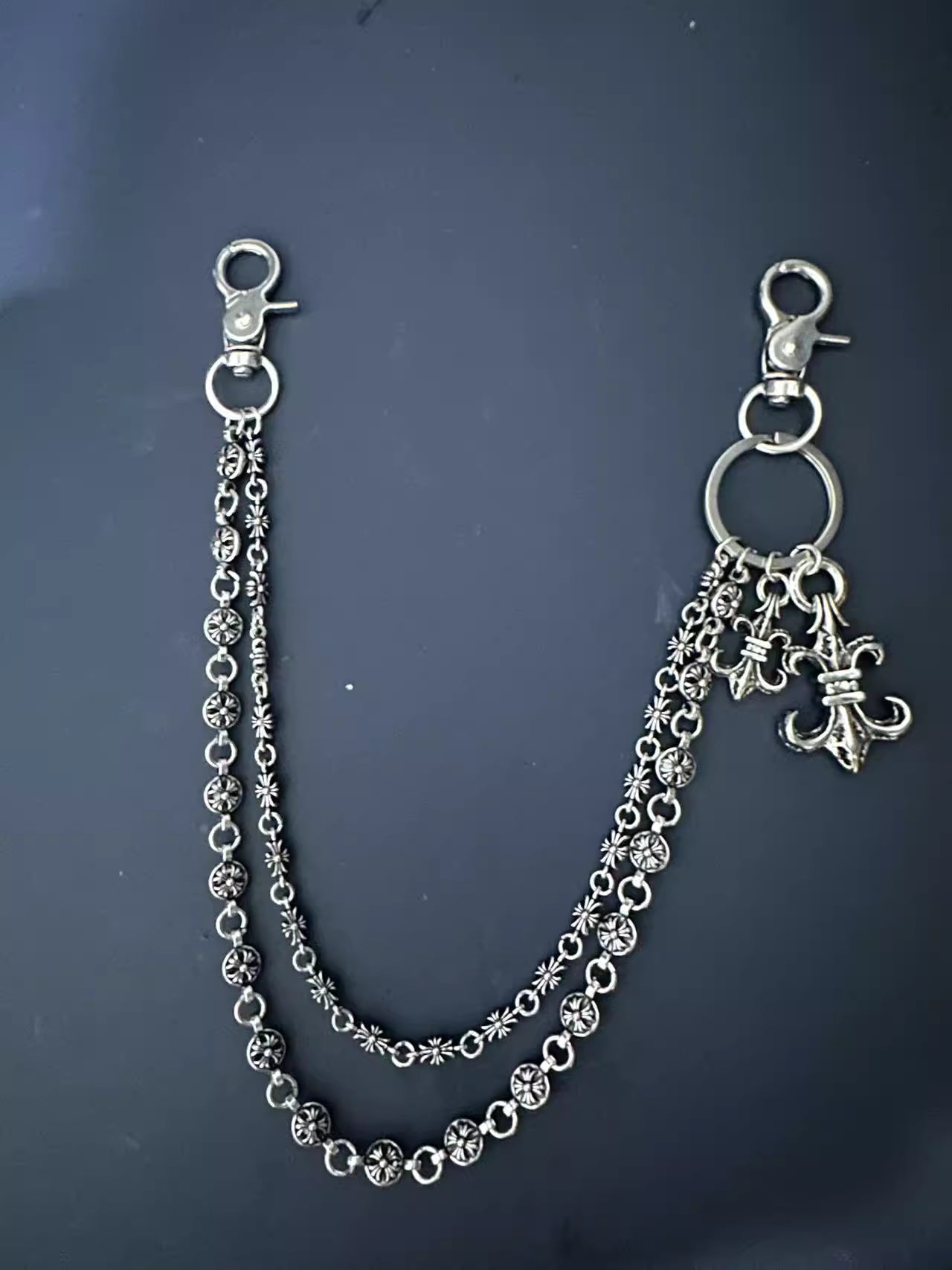 Chrome Hearts Layered Wallet Chain BUDGET