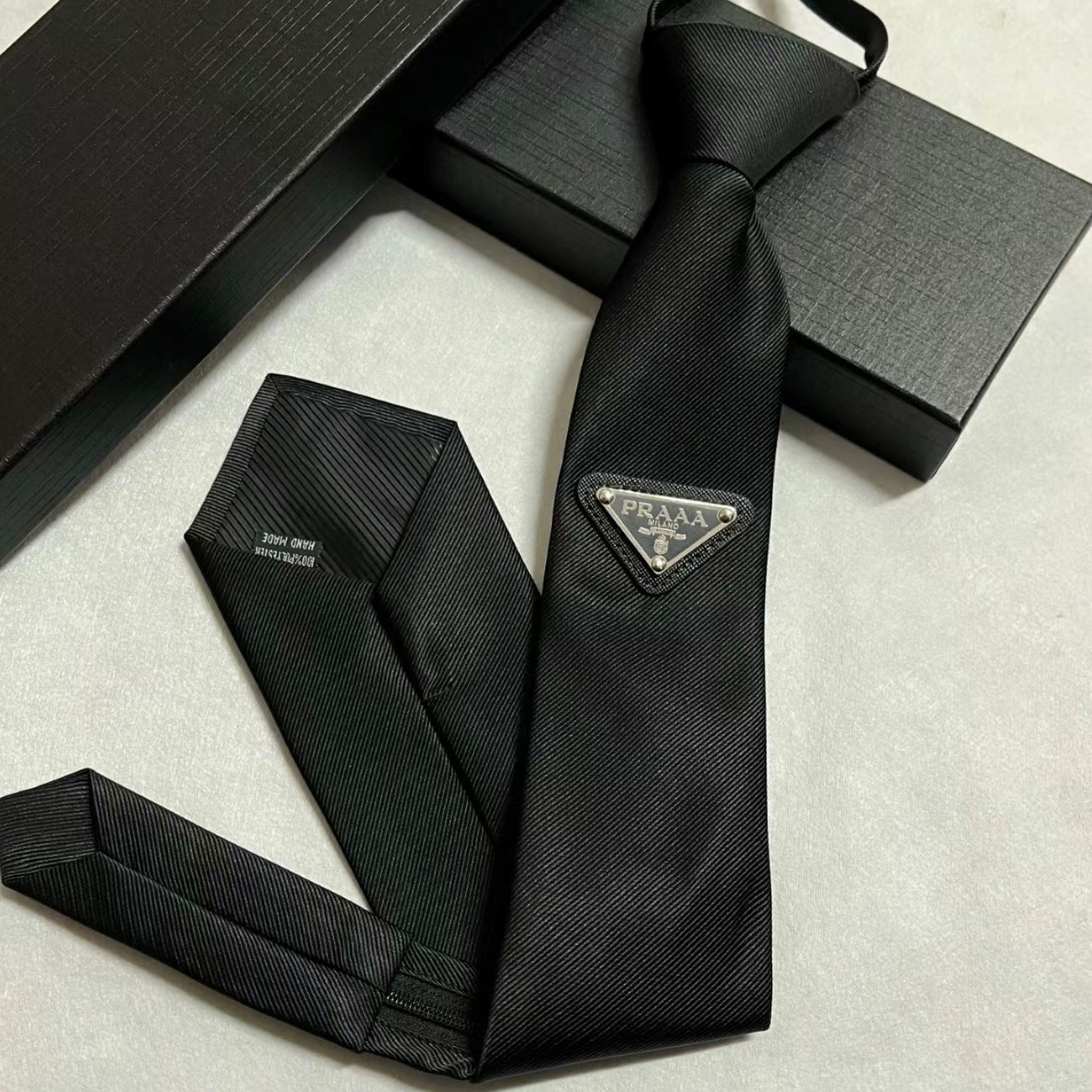 PRADA Badge Tie