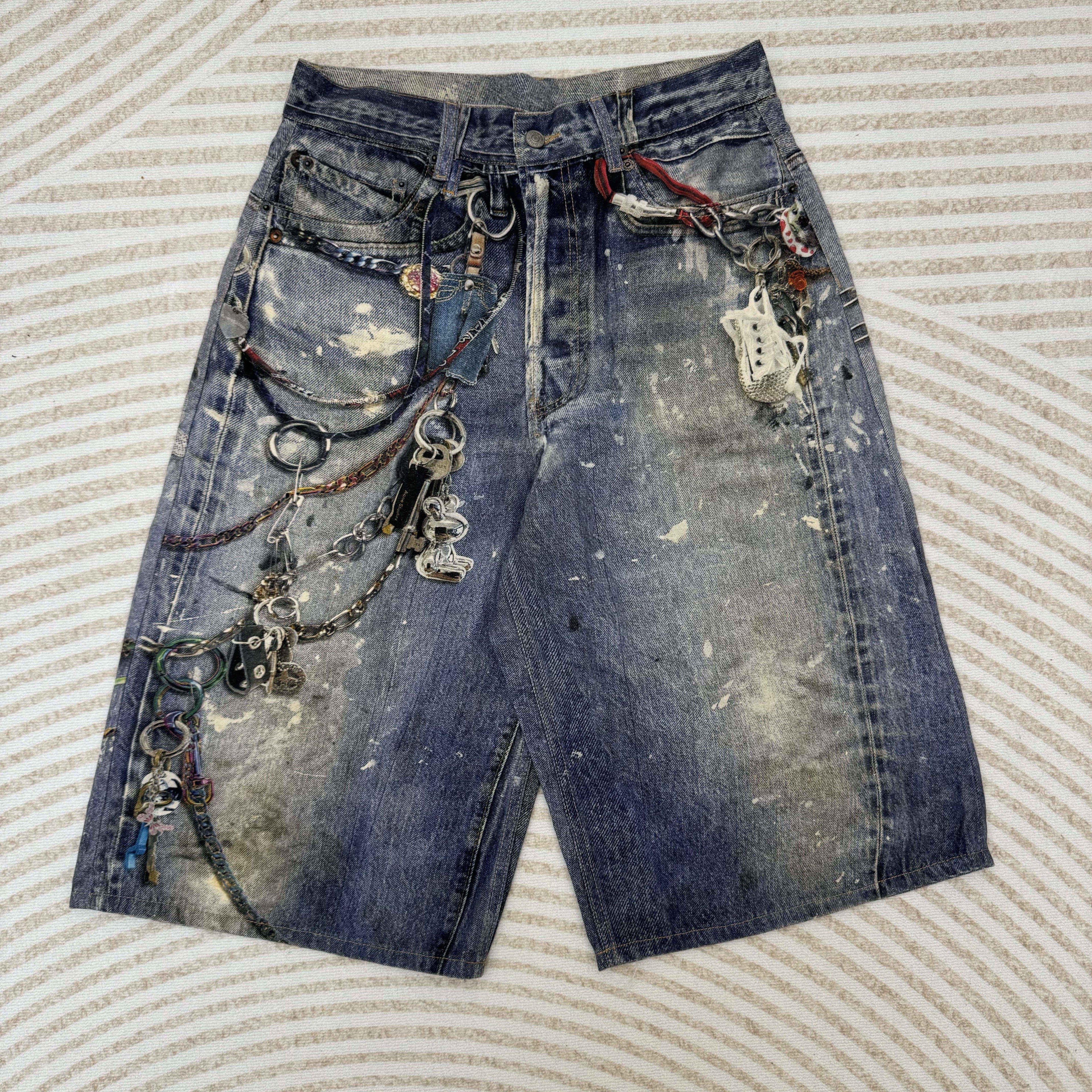 Acne Studios 1981M Printed Jorts