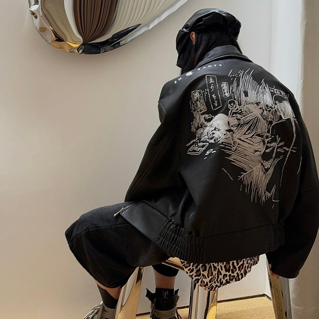 ERD Opium Den Leather Jacket