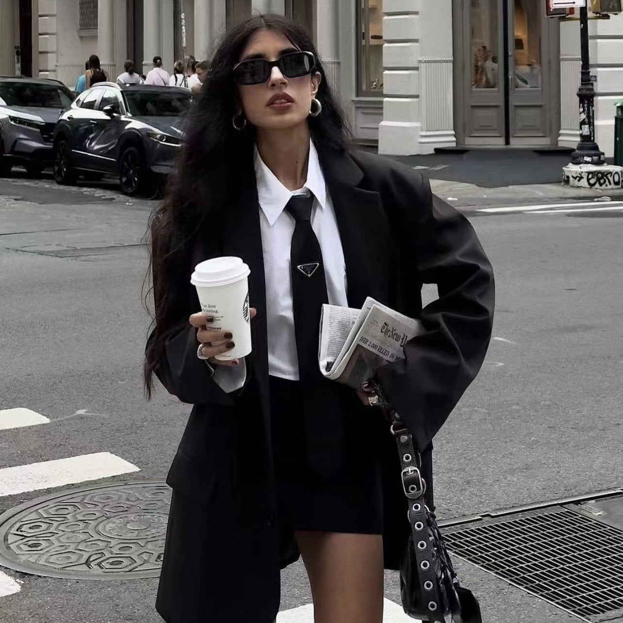 PRADA Badge Tie