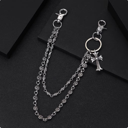 Chrome Hearts Layered Wallet Chain BUDGET