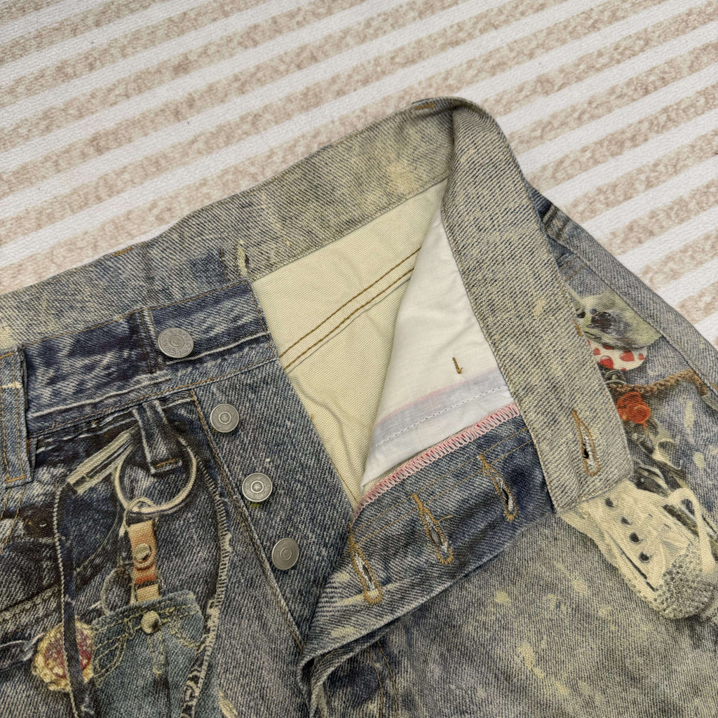 Acne Studios 1981M Printed Jeans