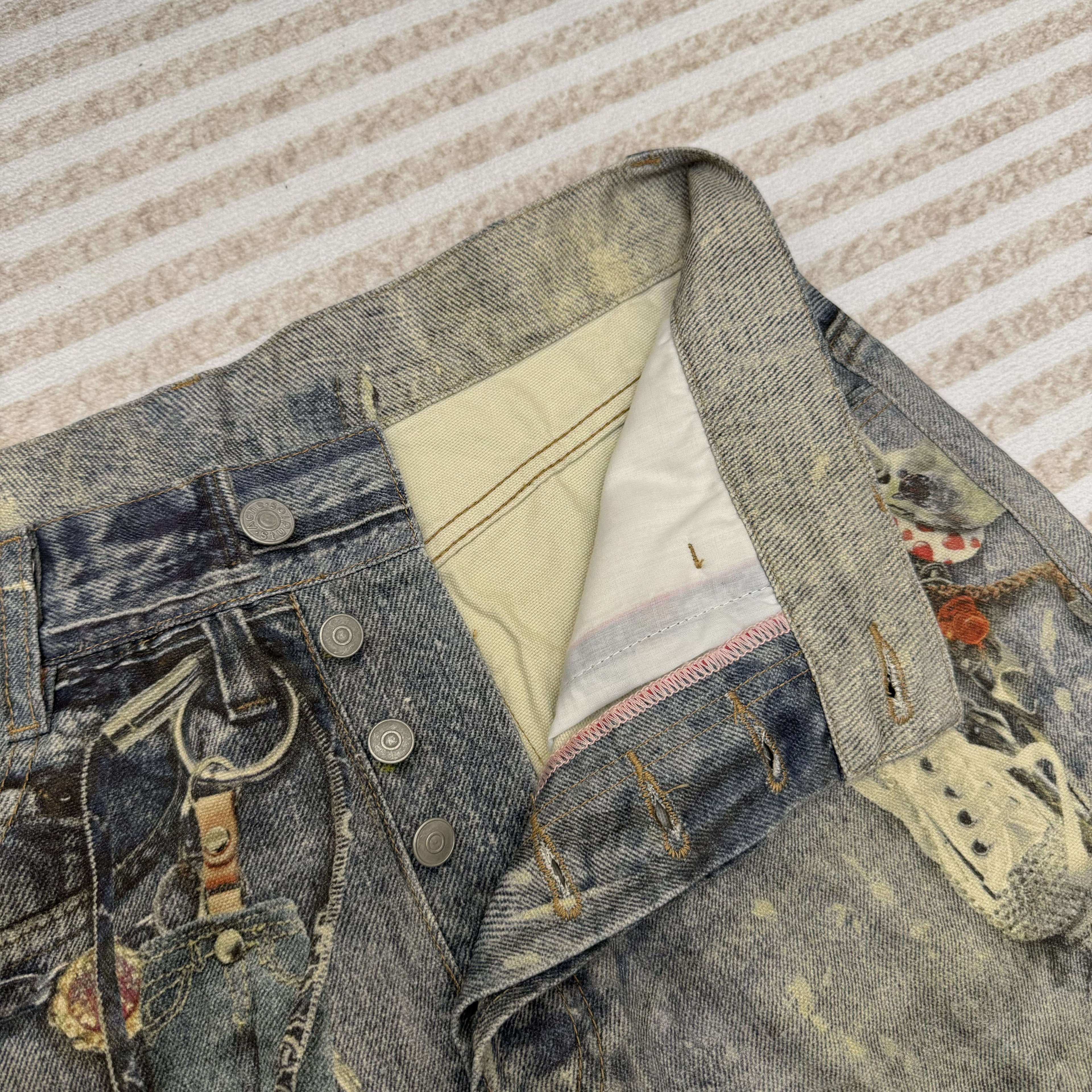 Acne Studios 1981M Printed Jeans