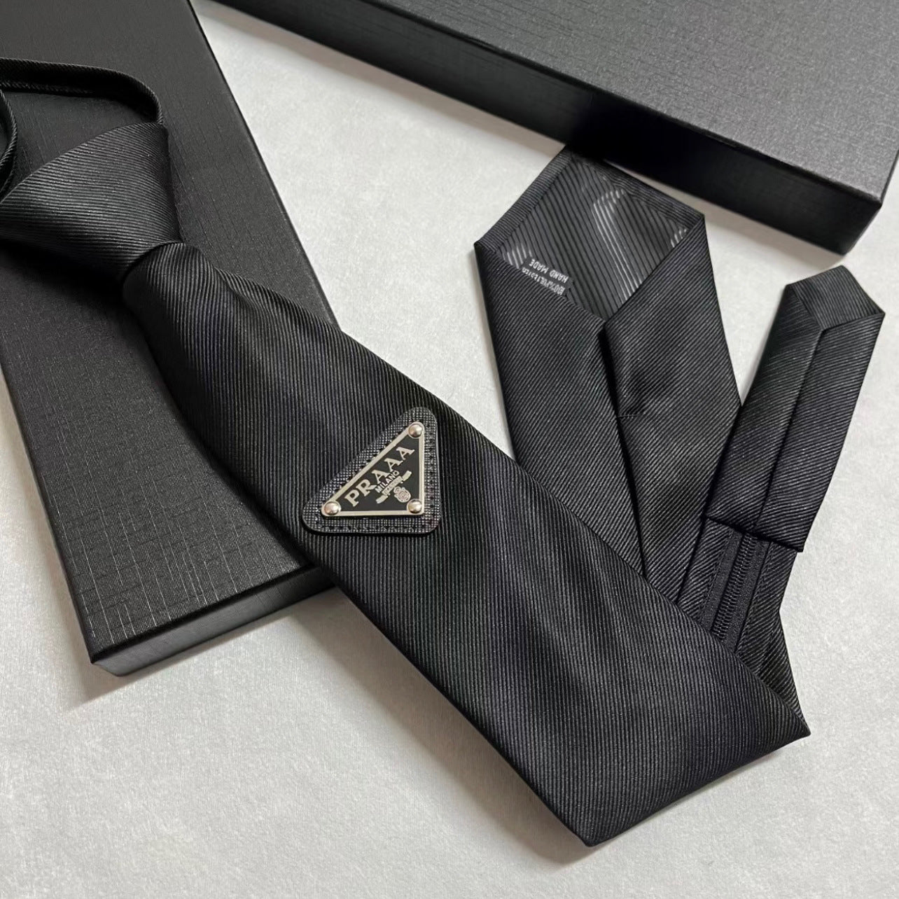 PRADA Badge Tie
