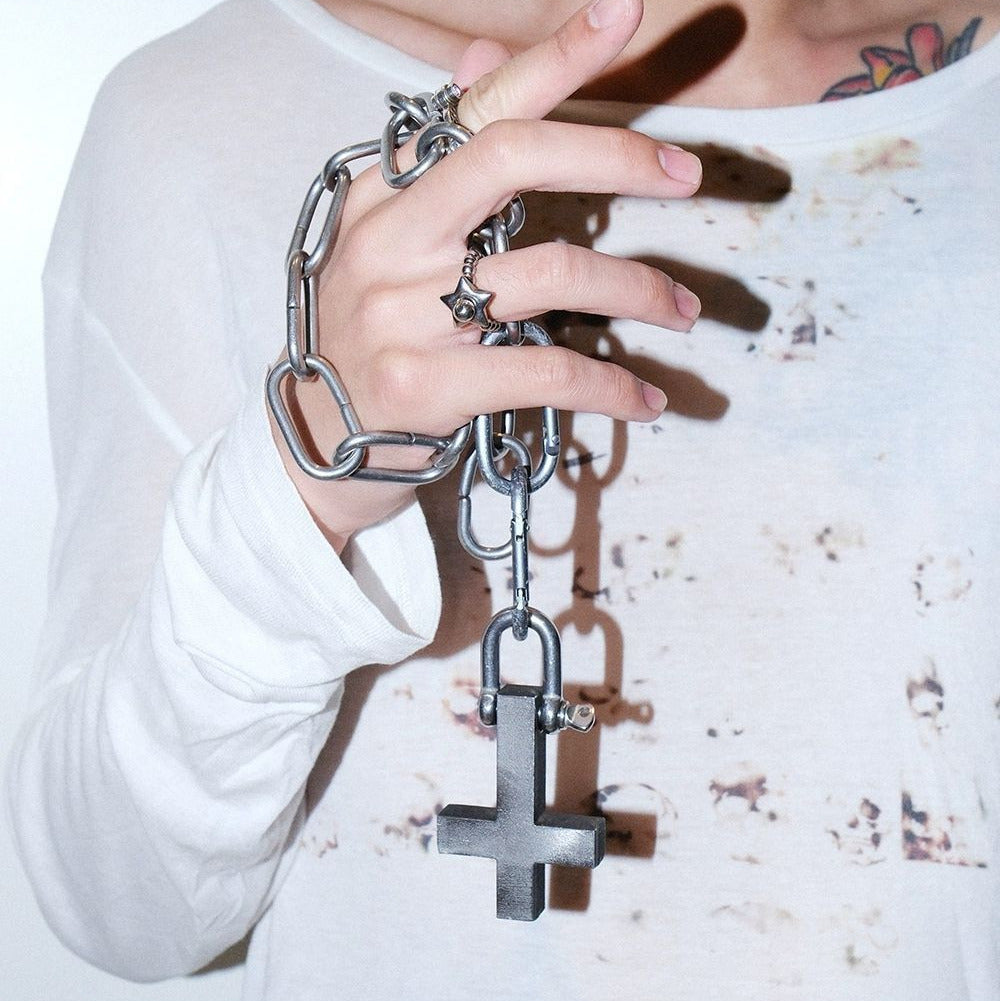 Y2K Cross Necklace
