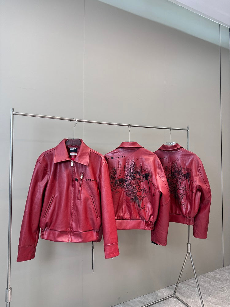 ERD Opium Den Leather Jacket