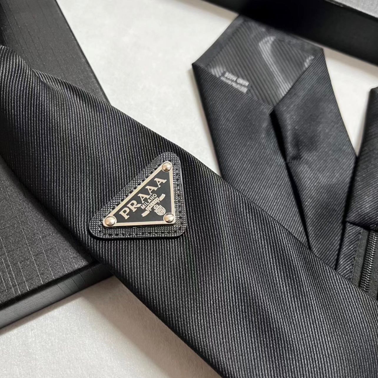 PRADA Badge Tie