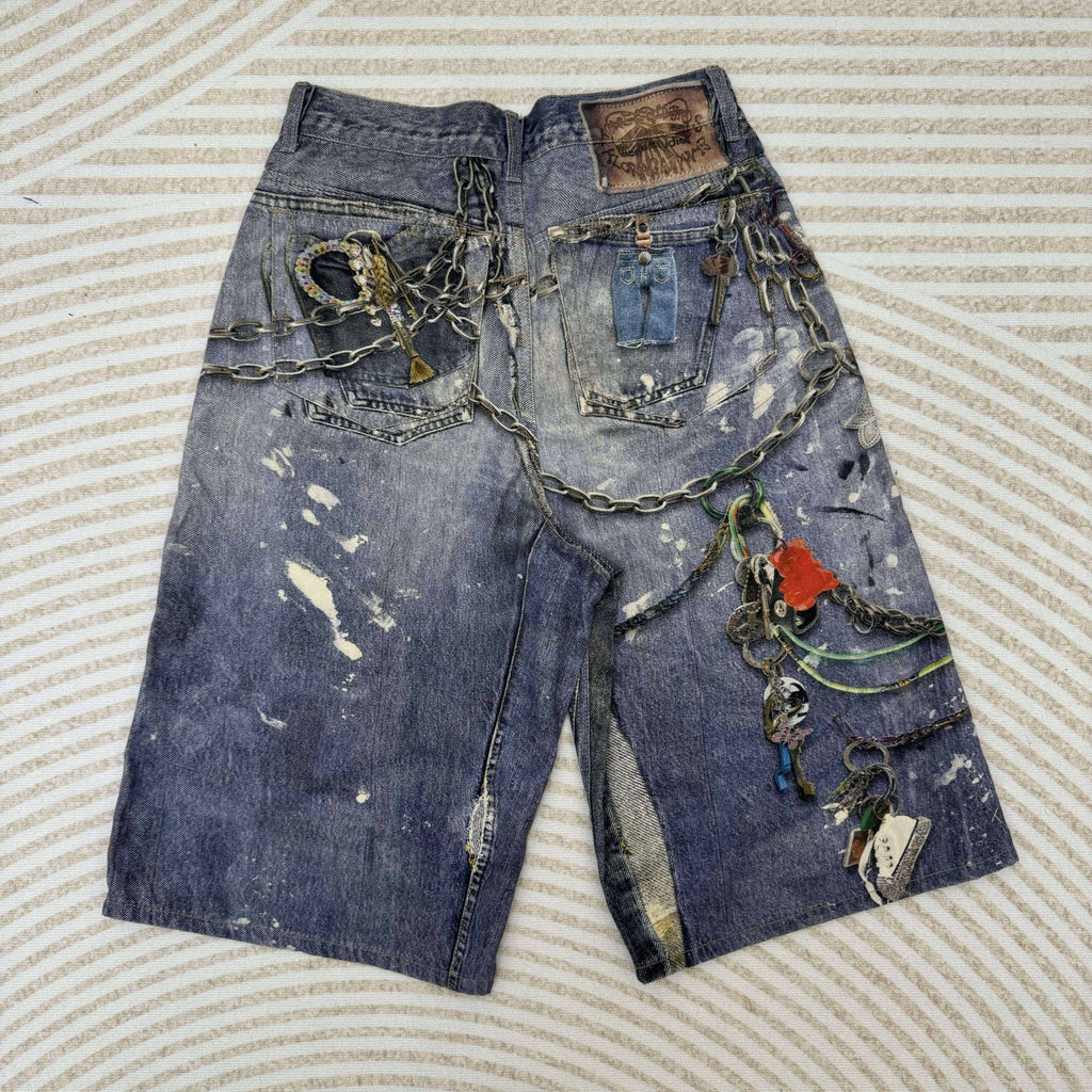 Acne Studios 1981M Printed Jorts