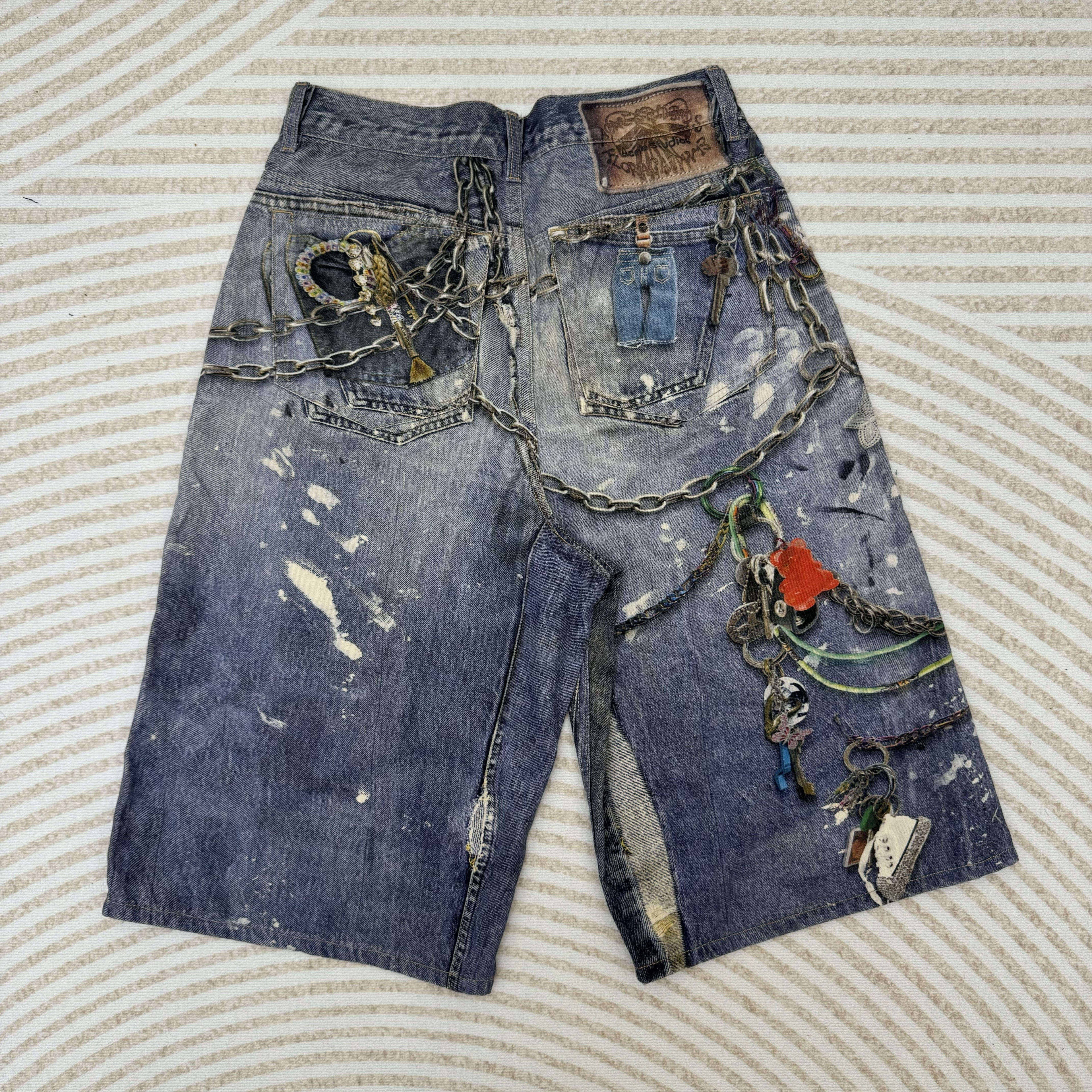 Acne Studios 1981M Printed Jorts