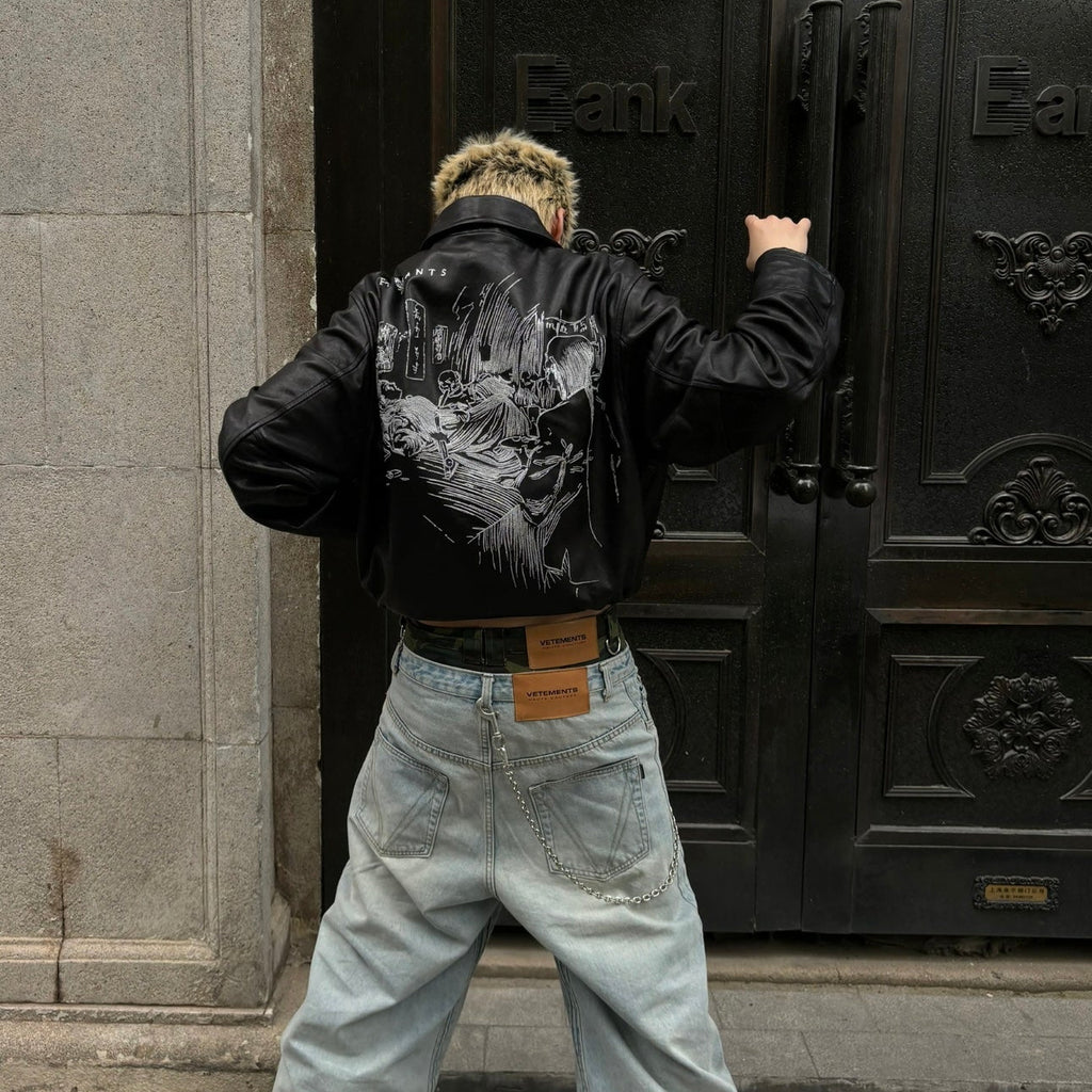 ERD Opium Den Leather Jacket