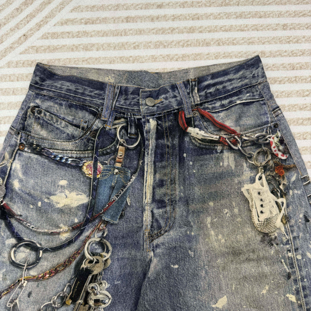 Acne Studios 1981M Printed Jorts